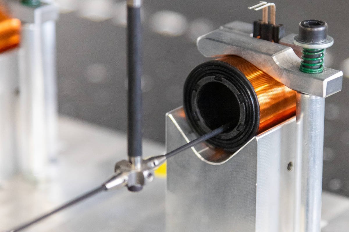 Measurement of injection moulded part